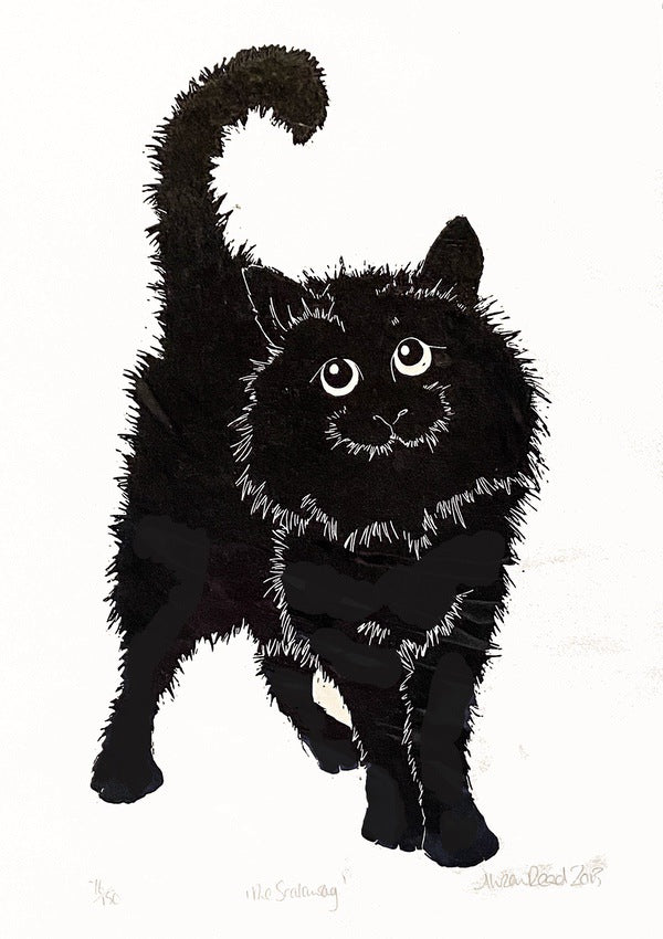 The Scallywag. Linocut Print 76/250 (AR11)