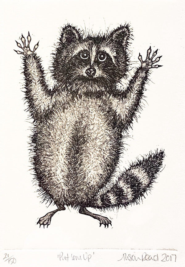 Put 'Em Up. Etching Print 21/150 (AR20)