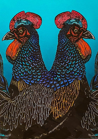 Jungle Fowl Pair (RM07)