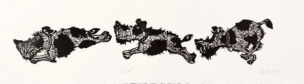 Bone. Linocut Print a/p(AR25)