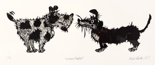 Indecent Proposal. Linocut Print 67/150 (AR40)