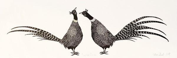 Sneaky Plucker. Relief print 26/150 (AR55)