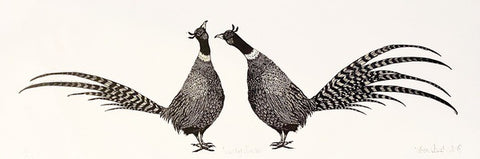 Sneaky Plucker. Relief print 26/150 (AR55)