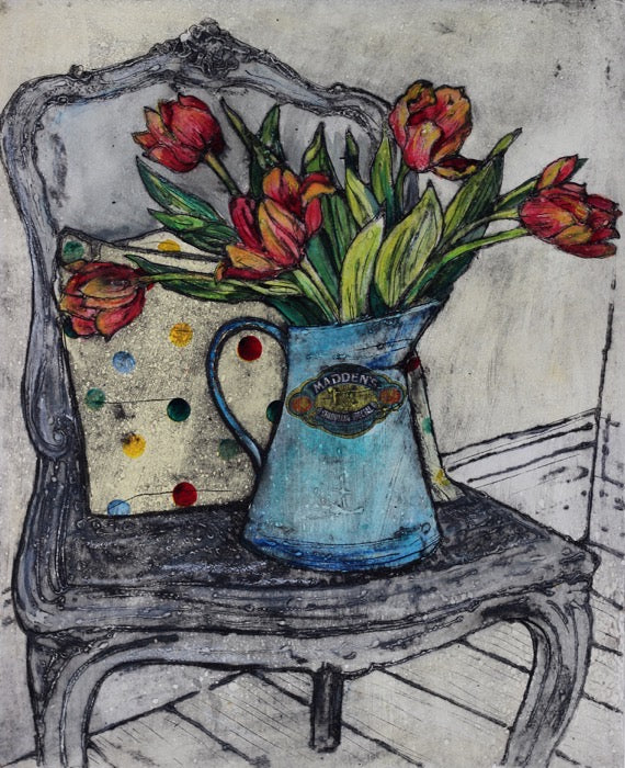Jug of Tulips 18/20