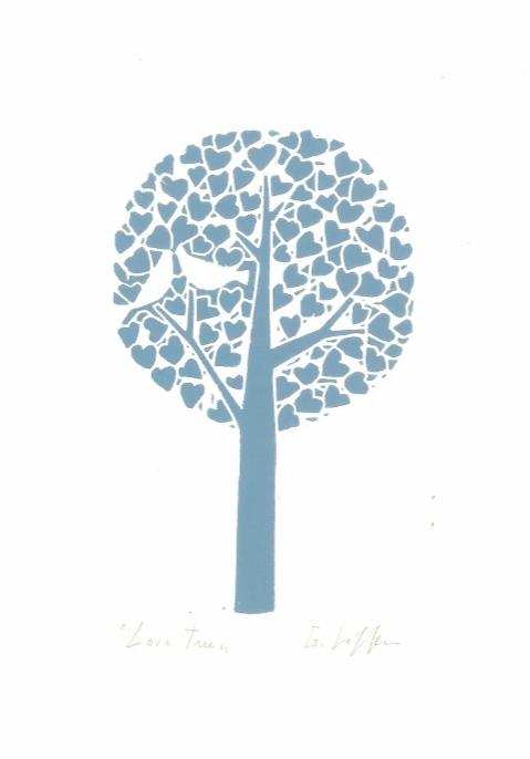 Love Tree (Teal)