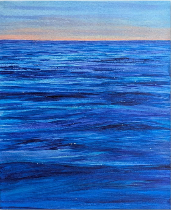 Rhythm of the Ocean. Acrylic Painting (NS01)