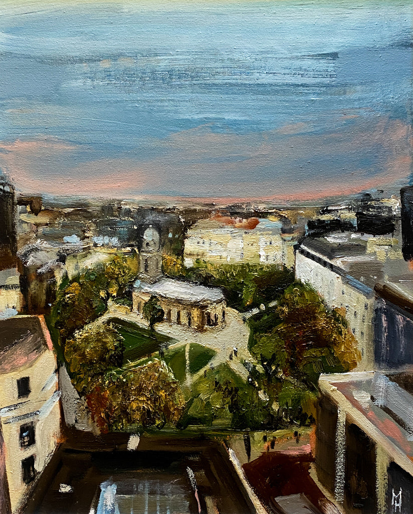 Cathedral Square. Oil (MH31))