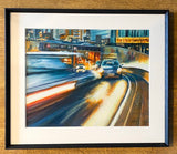Bristol Street Underpass. Oil Painting, Framed (JS17)