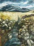 Snowdonia Stream, Framed Etching/ aquatint 6/25 (CM15)