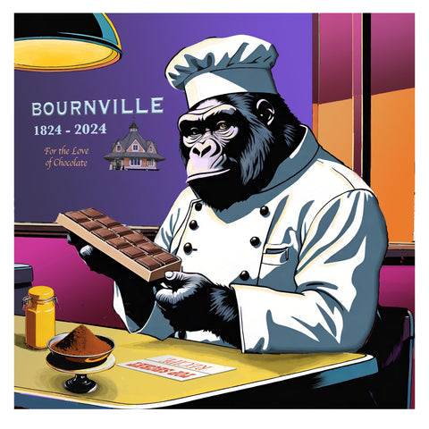 Bournville ( Chocolate ) Gorilla , Large Edition Edition 5/150,Framed (RR35)