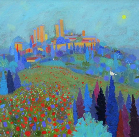 Towards San Girmigiano, Giclee Print 6/50 (GL11)