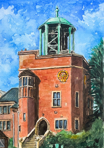 The Carillion Bournville. Watercolour Painting (RR48)