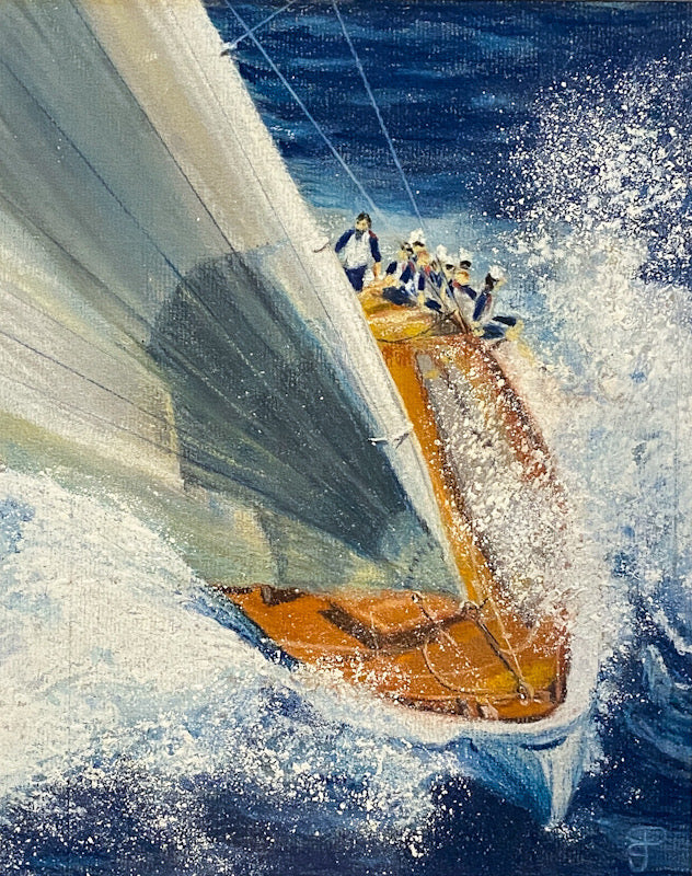 Gliding Along. Pastel Painting (BP08)