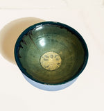 Small Ceramic Bowl, Green Rim 4 (MM22)