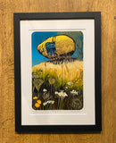 Sleeping Giant, (Blue Nose), Framed, (MA60)