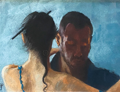 Moody Tango, Pastel, FRAMED (BP37)