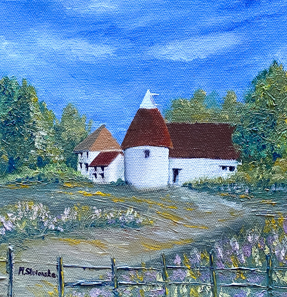 Oast House, Oil on Stretched Canvas (MS31)