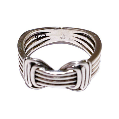 Ribbon design Silver Ring (PG58)