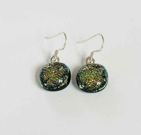 Dichroic Glass Hook Earrings (AF05)