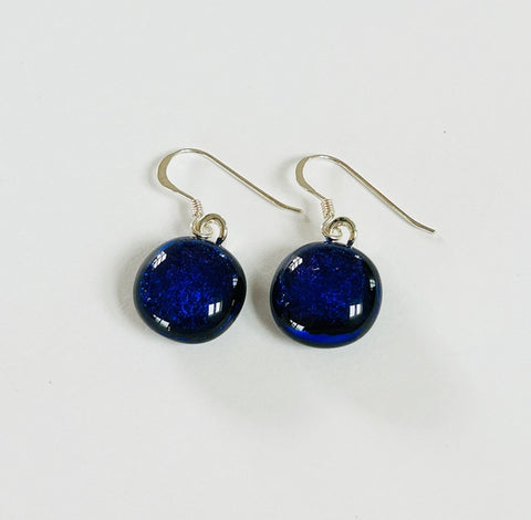 Dichroic Glass Hook Earrings (AF10)