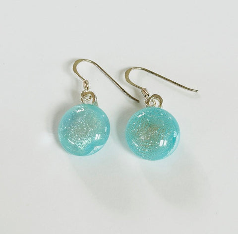 Dichroic Glass Hook Earrings (AF21)