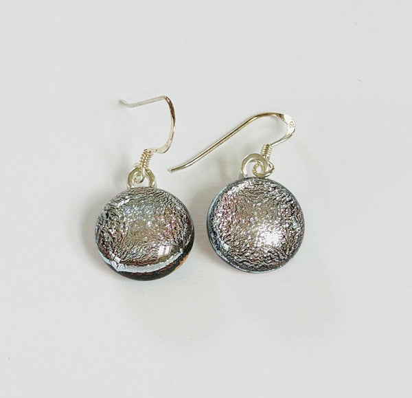 Dichroic Glass Hook Earrings (AF23)