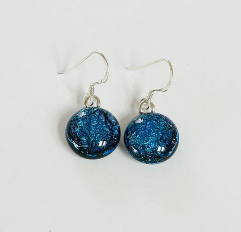 Dichroic Glass Hook Earrings (AF28)