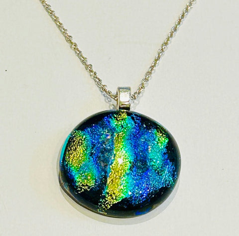 Dichroic Pendant, Vertical colours (AFP30)