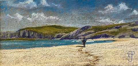 Sandwood Bay. Pastel Painting (BP10)