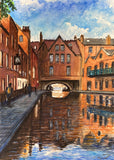 Gas Street Basin, Watercolour Painting (RR48)