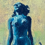 Terpsichore Study: Approaching. Pastel Painting, unframed (BP49)