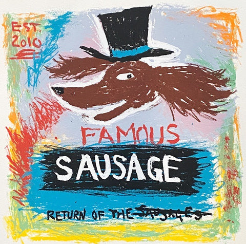 Basquiat's Famous Sausage Dog 19/100, Screen Print (M42)