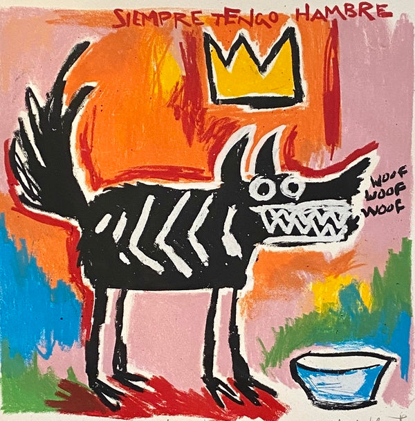 Basquiat's Dog 50/100, Screen Print (M40)