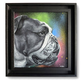 Bulldog, Acrylic Painting (MJ02)