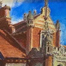 The Quadrangle, Oil Pastel Painting (CH25)