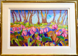 Wild Cyclamen in Spring. OIL (CL20)