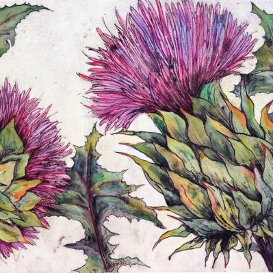 Cardoon. Collagraph Print 2/30 (VO01)