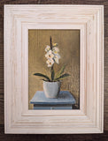 Delicate Petals. Oil Yute Canvas, Framed (MS43)