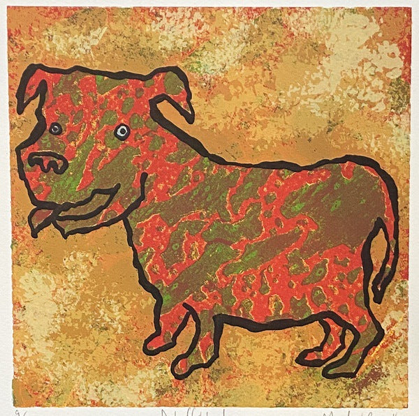 Dubuffet's Dog 9/50, Screen Print (M43)