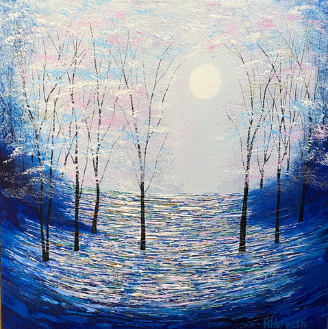 Moonbeam Wood. Acrylic (AM18)