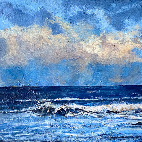 Evening Tide. Acrylic Painting (R27)