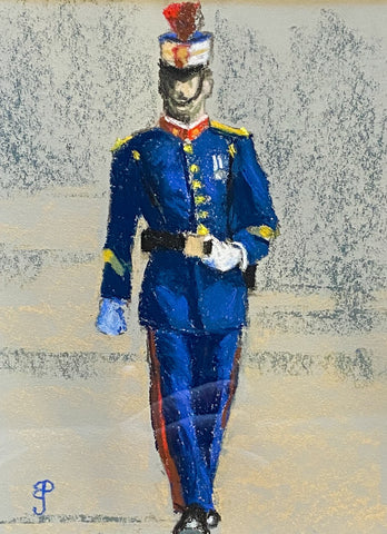 In Uniform,Pastel, FRAMED (BP39)