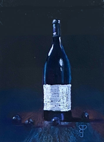 Something of a friend, Pastel, Framed. (BP45)