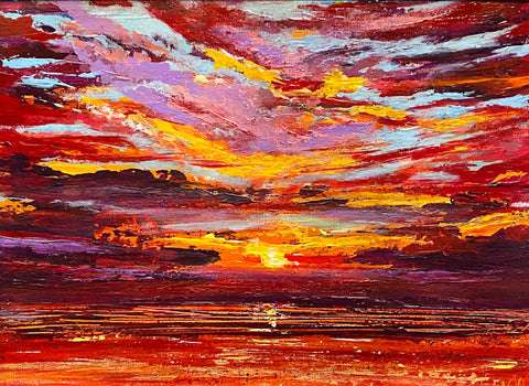 Daybreak Dreams. Acrylic Painting (NS07)