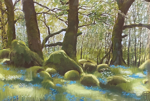 Arundle Forest, Pastel Painting, Framed. (BP47)