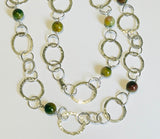 Agate & Sterling Silver Necklace 2 (FH50)