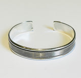 Sterling Silver Celtic Cuff Bangle 4 (PG68)