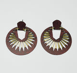 Naazia Earrings, Berry (DO06)