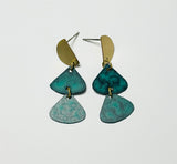 Calina Earrings, Green (DO01)