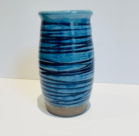 Blue striped Vase 3 (MM20)